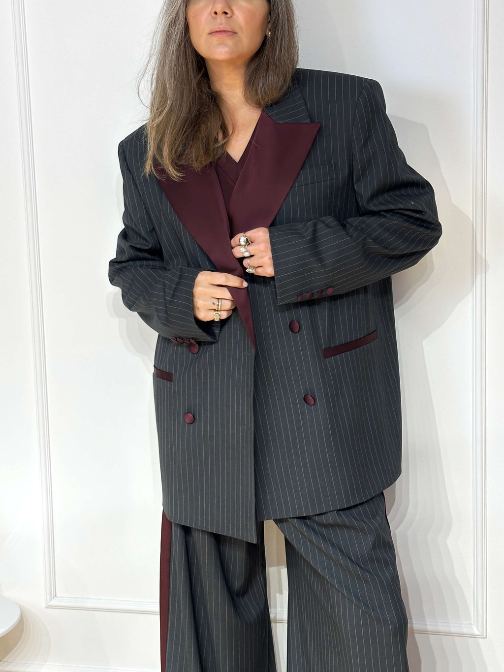 Arimart Costume silk and cotton oversize