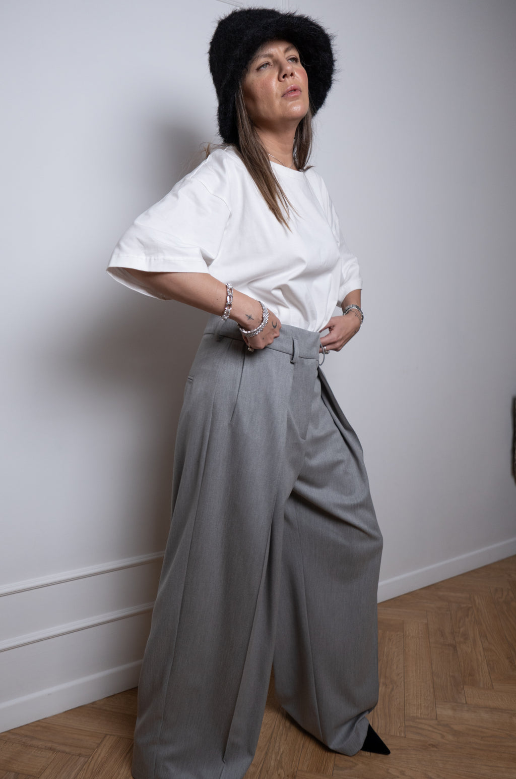 Панама з еко хутра