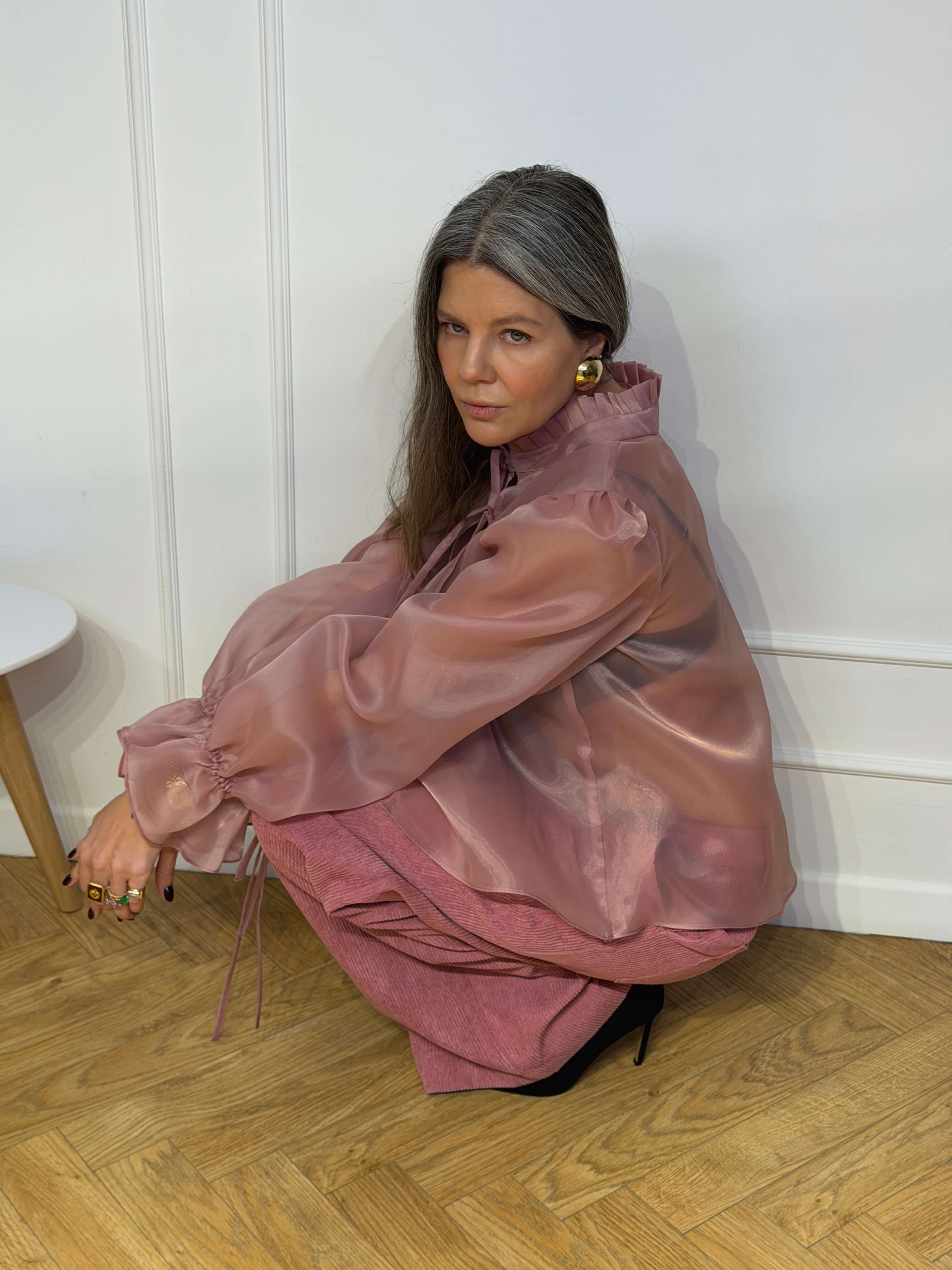 Блуза з органзи