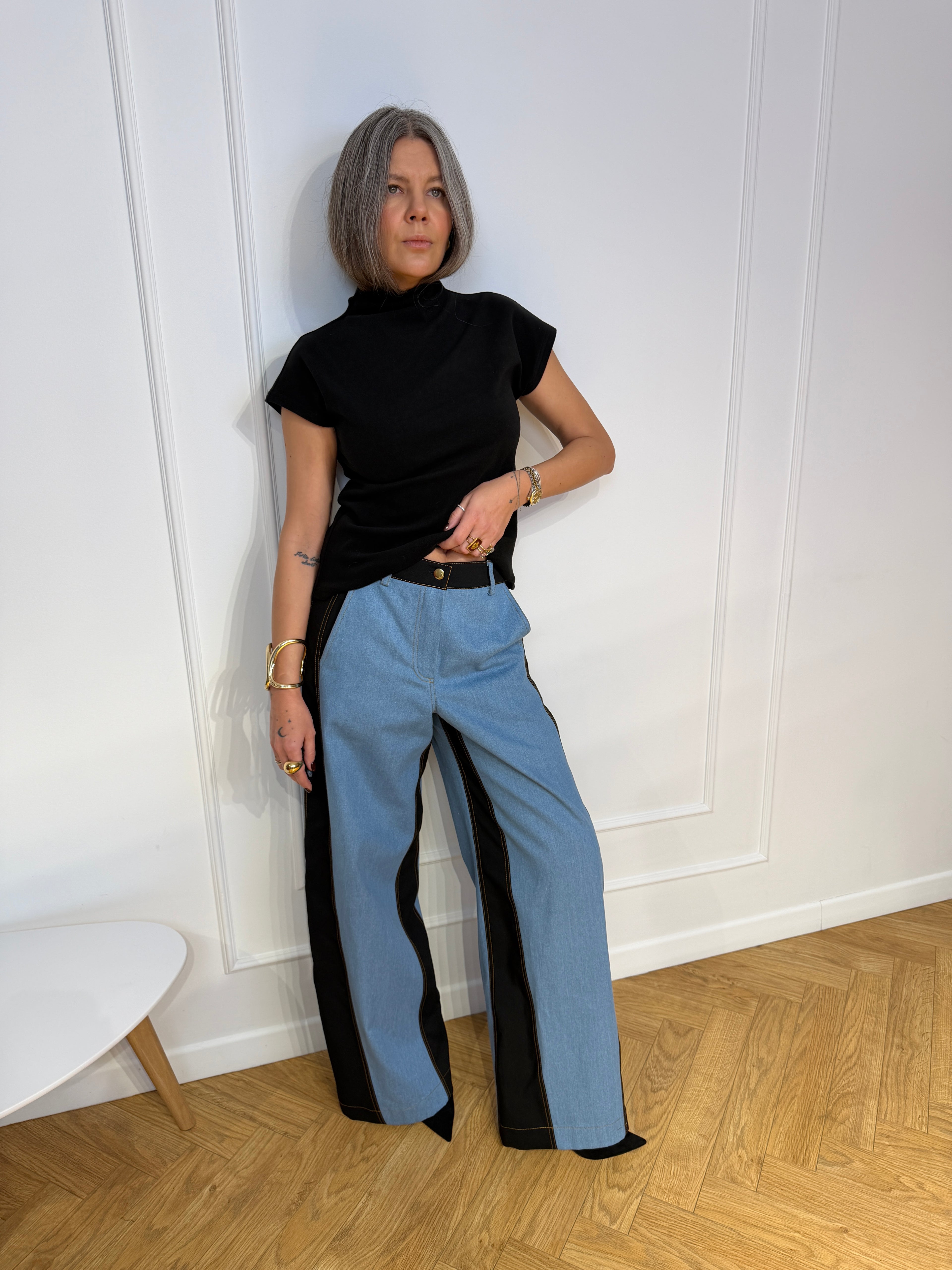 Джинси з вставками