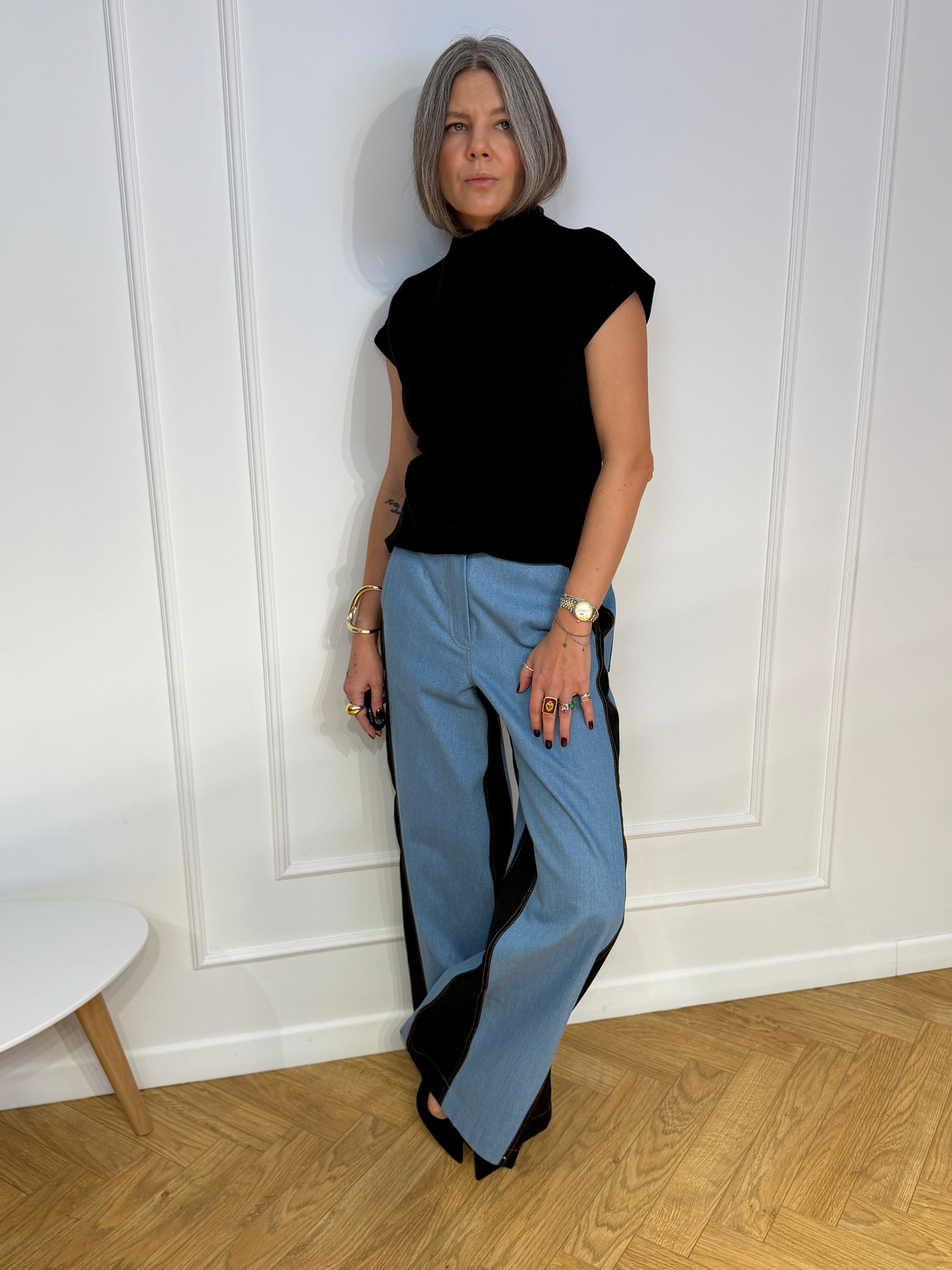 Джинси з вставками