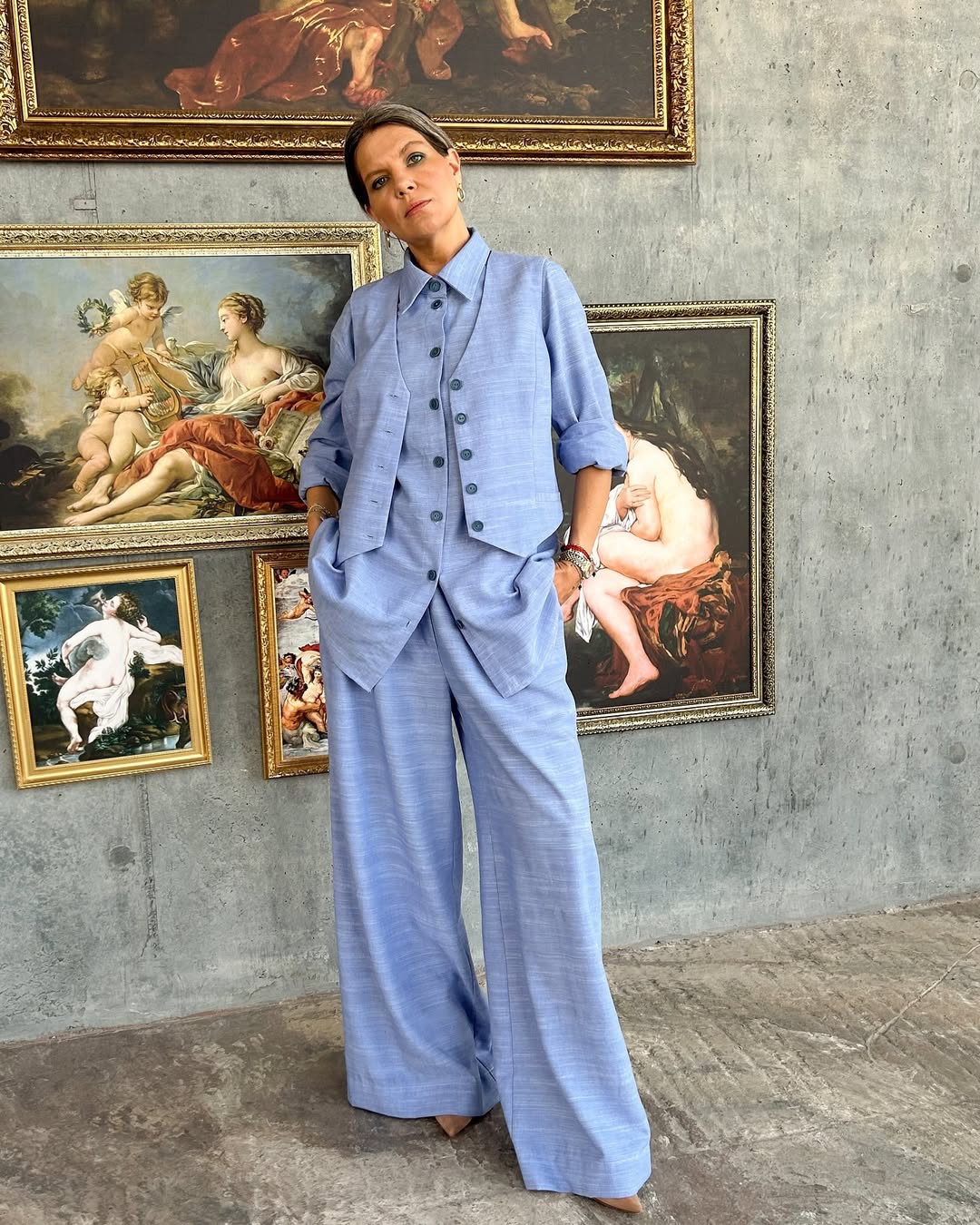 Костюм трійка з жилетом