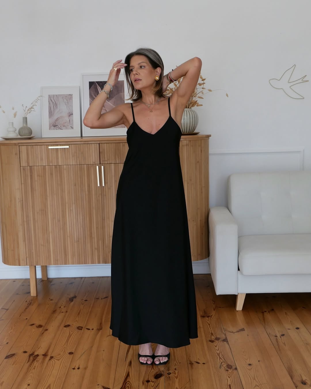 Максі сукня на бретелях