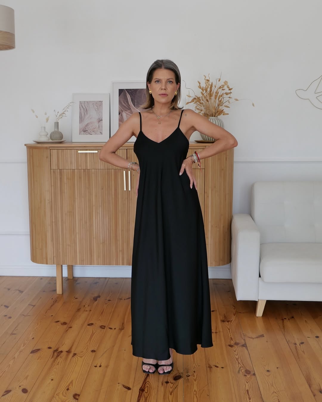 Максі сукня на бретелях