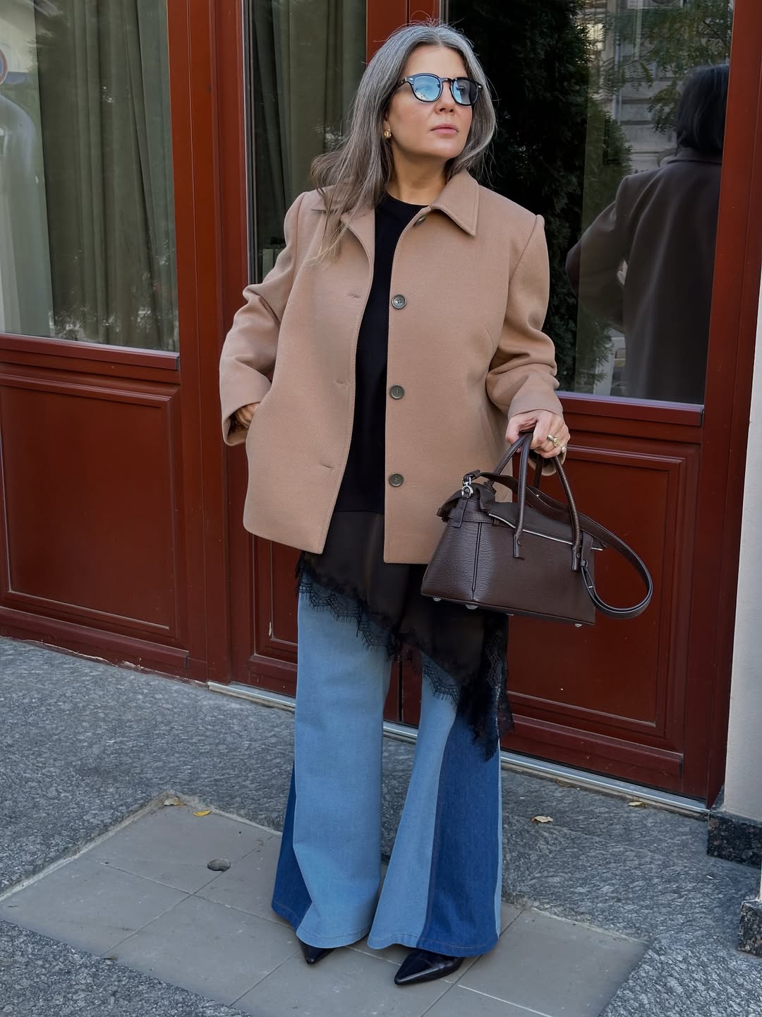 Лонгслів з мереживом