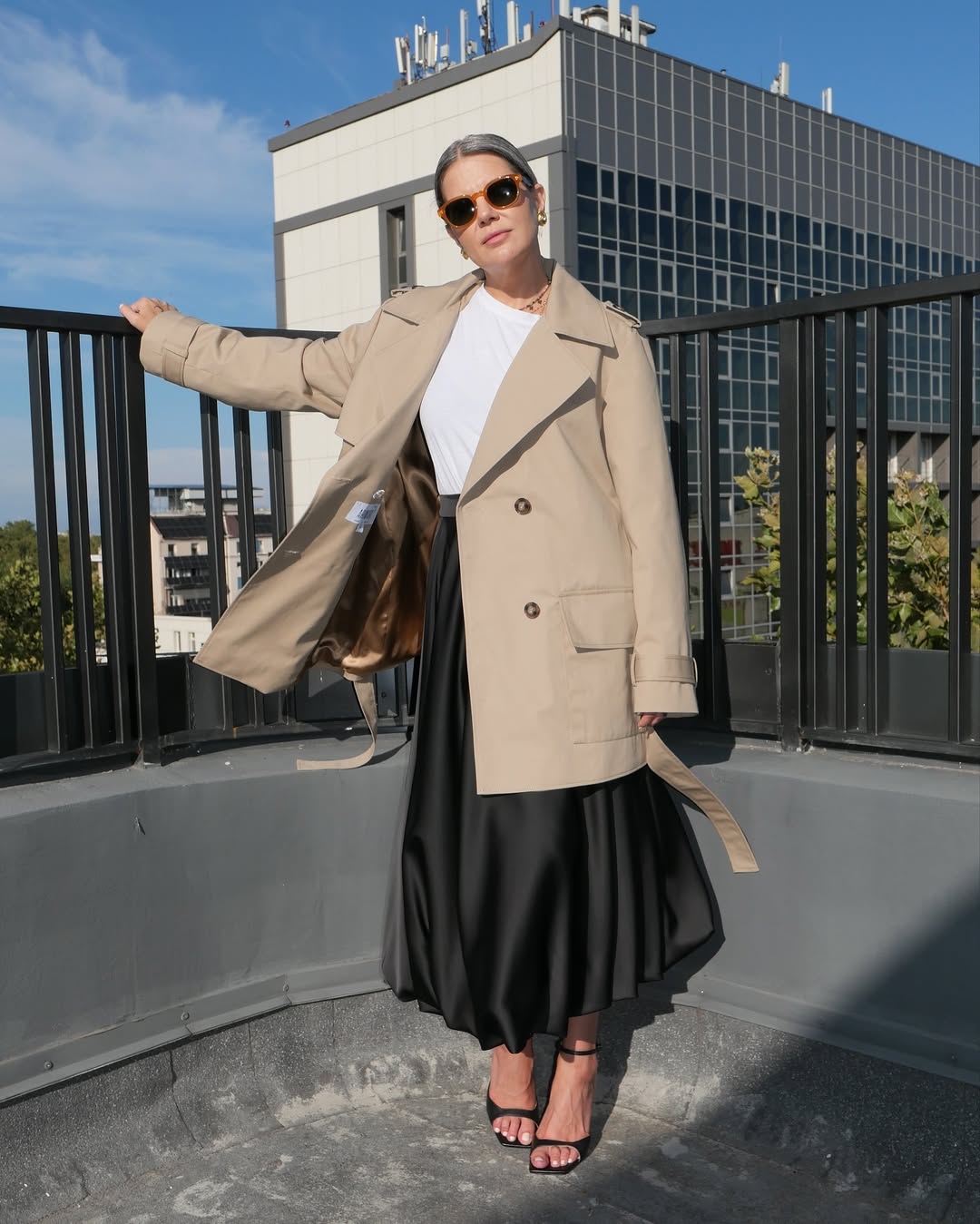 Спідниця балон з шовку