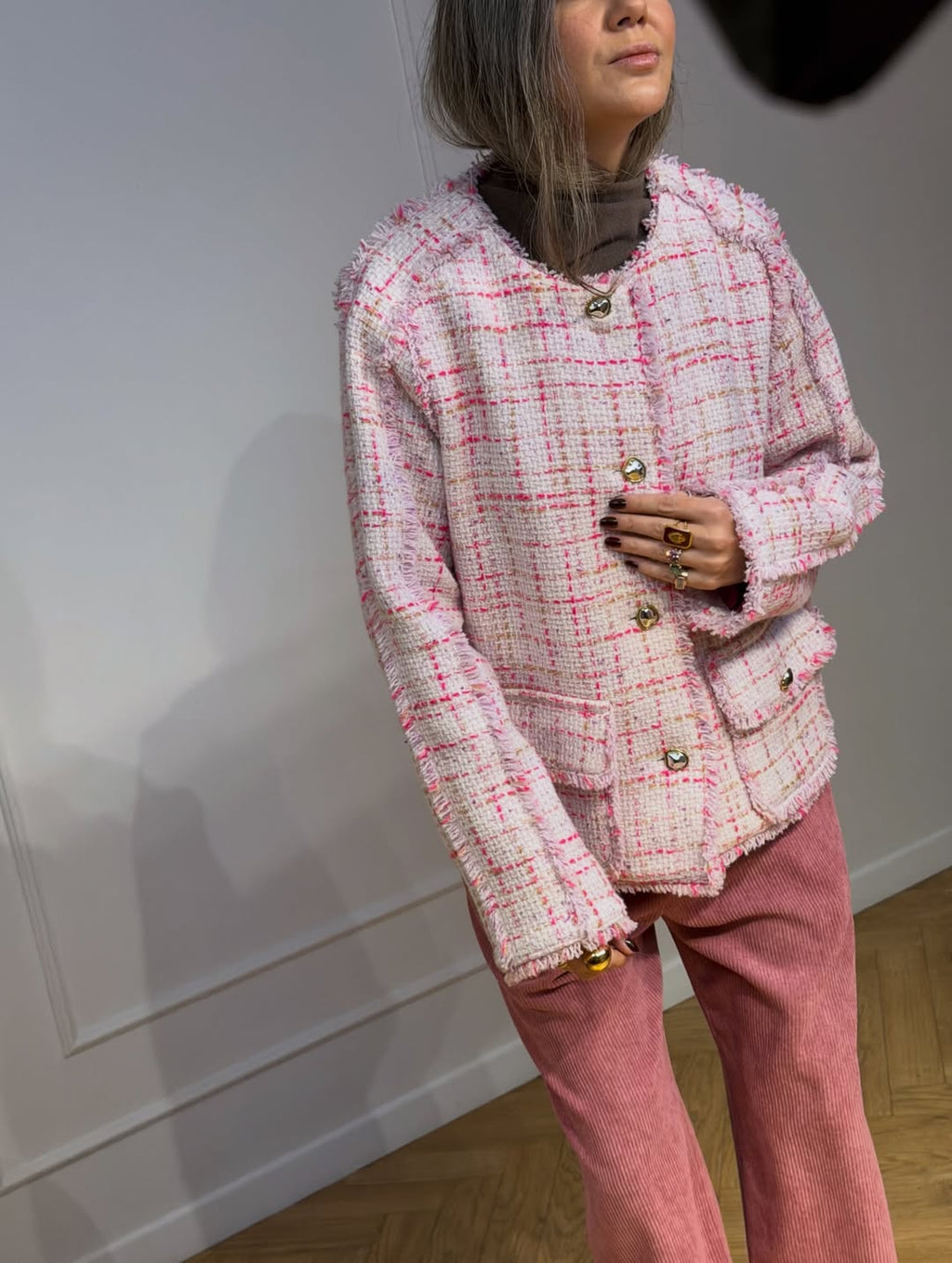 Вельветові брюки прямого крою