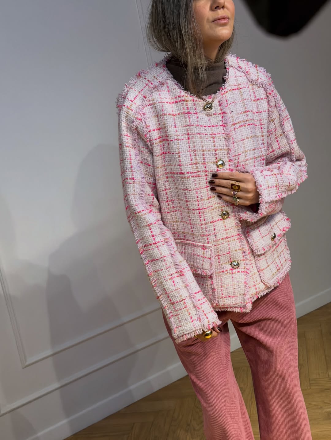 Вельветові брюки прямого крою