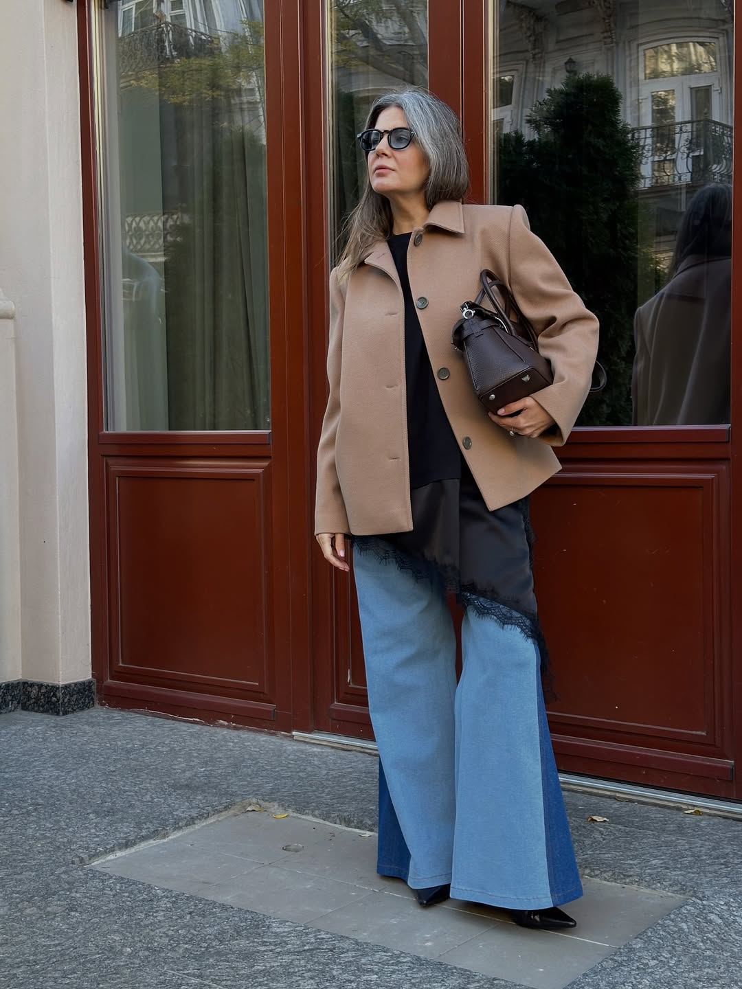 Лонгслів з мереживом